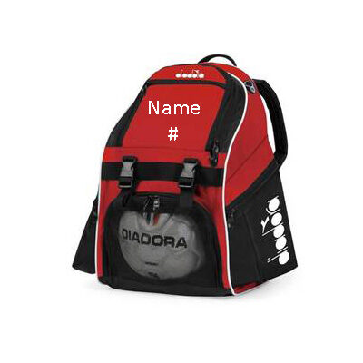 AYSO Region 4 Extra - Diadora Squadra II Backpack - Red