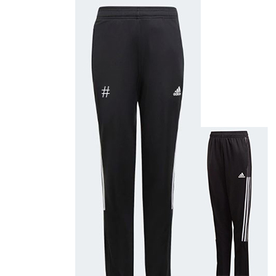 Adidas Mens Adult Tiro21 Training Pant w/Number | BK Sports